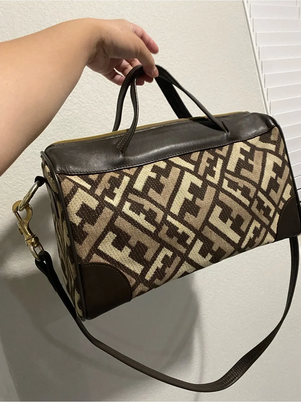 Fendi Zucca Boston Bag - Picture 5 of 13